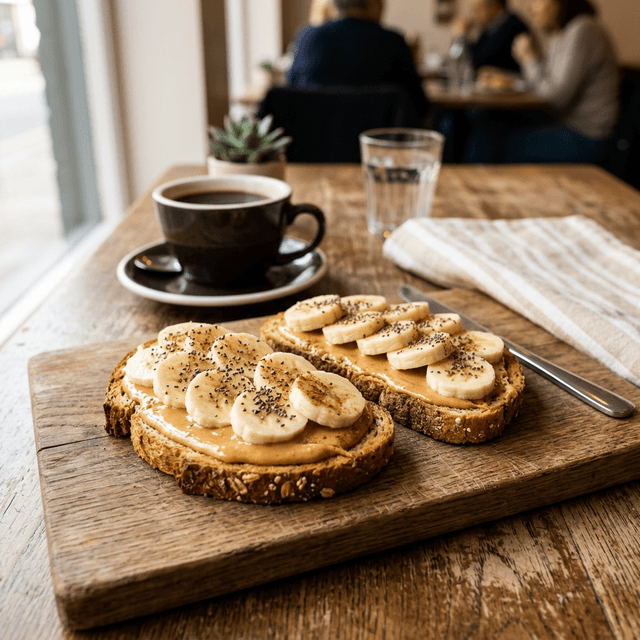 Peanut Butter & Banana Toast
